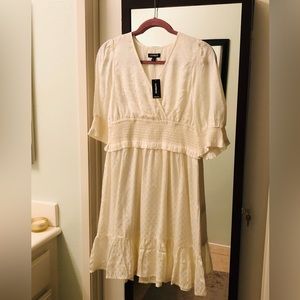 NEW with tags Express dress - polka dots with ruffle bottom